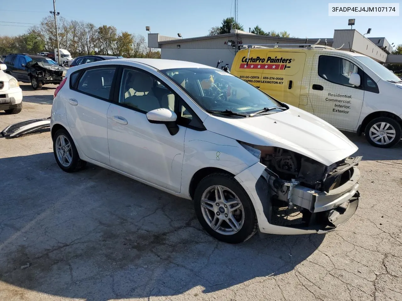 2018 Ford Fiesta Se VIN: 3FADP4EJ4JM107174 Lot: 76669724