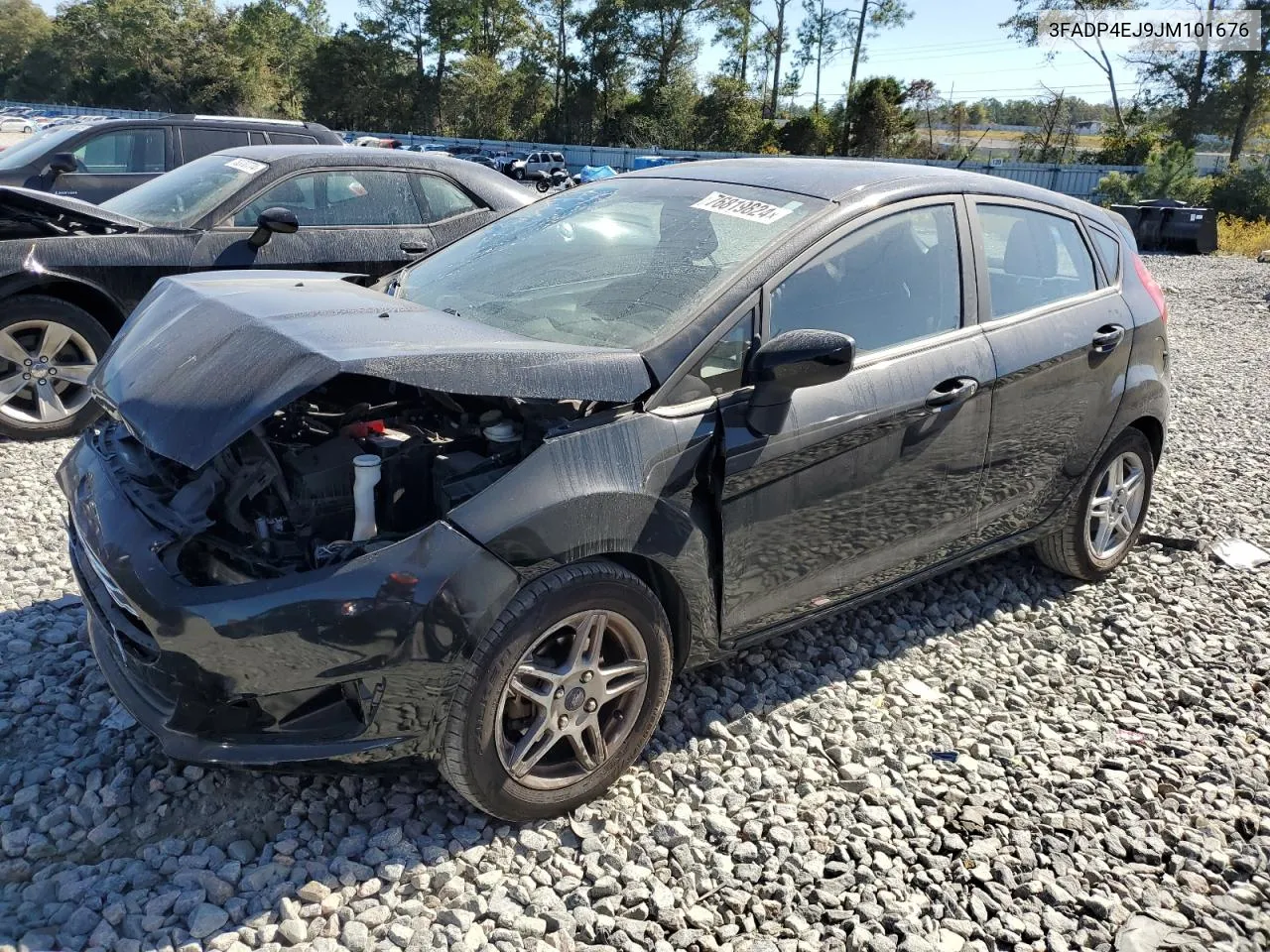 2018 Ford Fiesta Se VIN: 3FADP4EJ9JM101676 Lot: 76819824