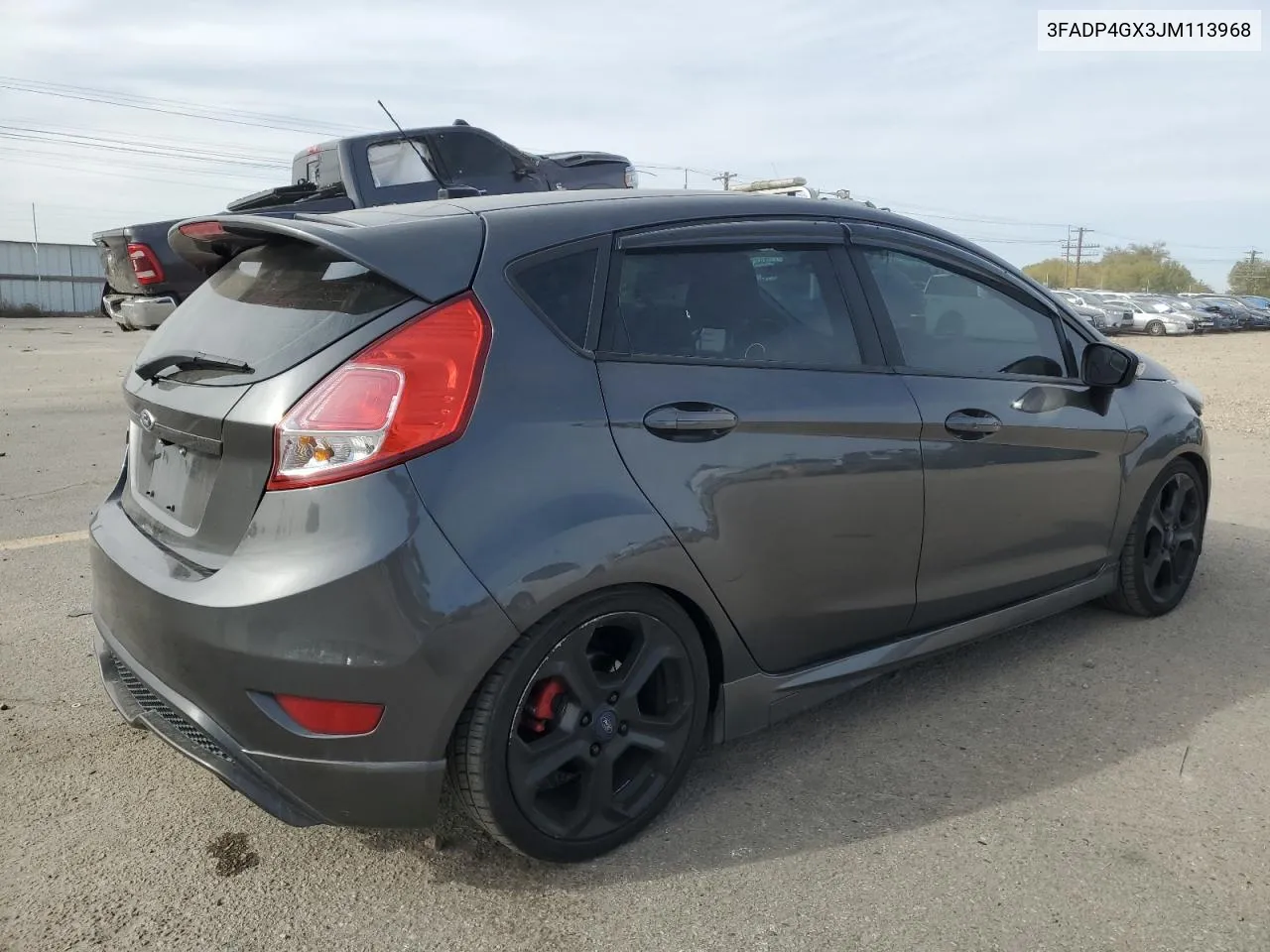 2018 Ford Fiesta St VIN: 3FADP4GX3JM113968 Lot: 77413834