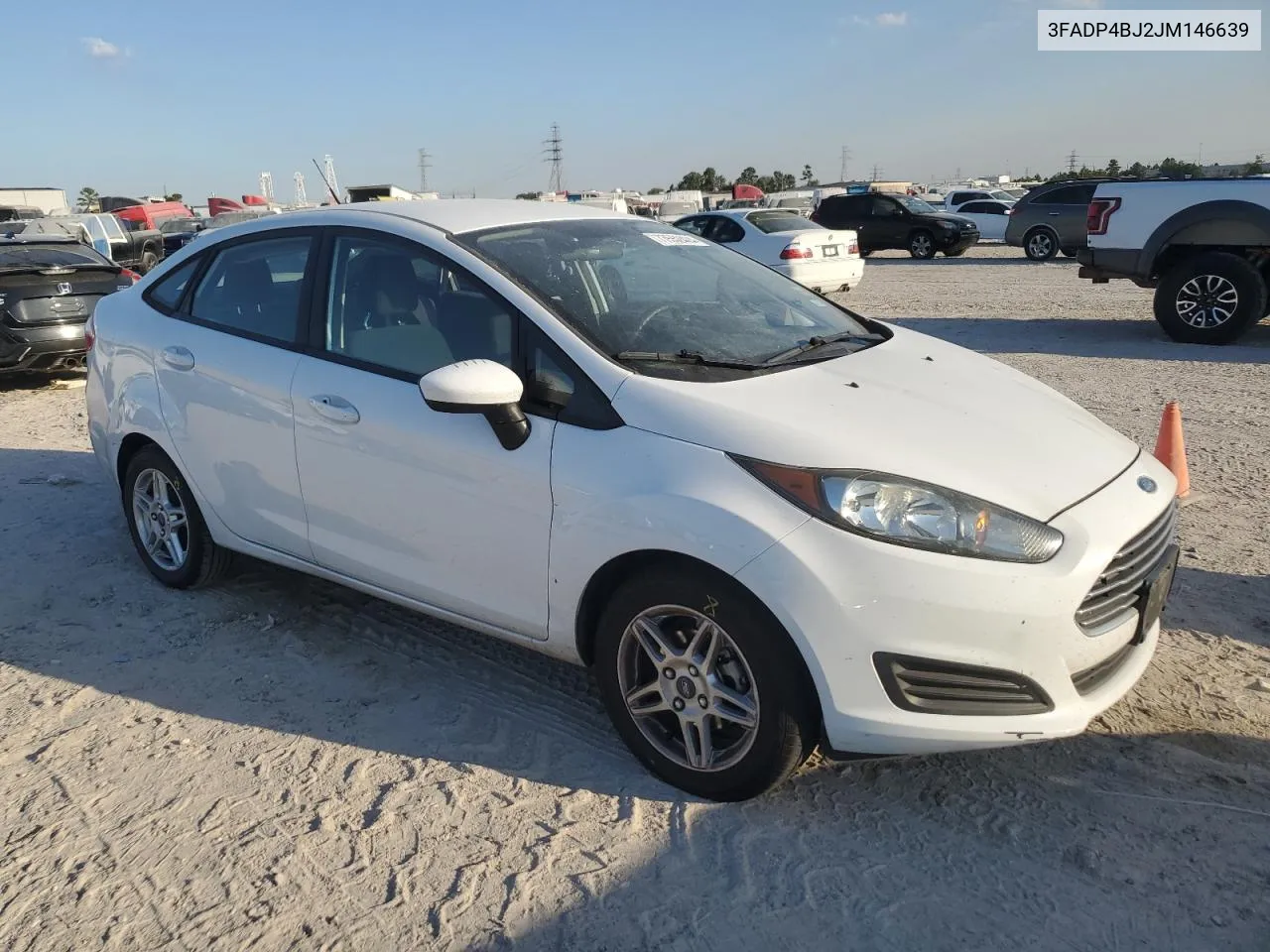 2018 Ford Fiesta Se VIN: 3FADP4BJ2JM146639 Lot: 77552424