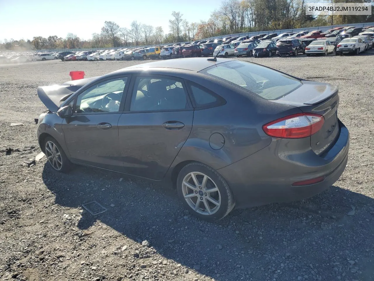 2018 Ford Fiesta Se VIN: 3FADP4BJ2JM119294 Lot: 77622634