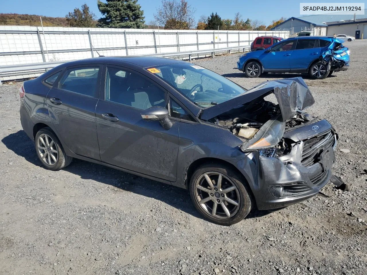 2018 Ford Fiesta Se VIN: 3FADP4BJ2JM119294 Lot: 77622634