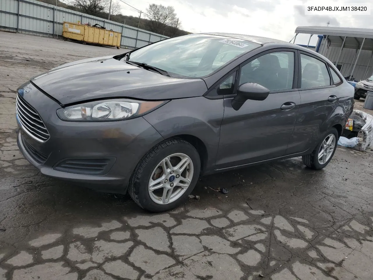 2018 Ford Fiesta Se VIN: 3FADP4BJXJM138420 Lot: 78264064