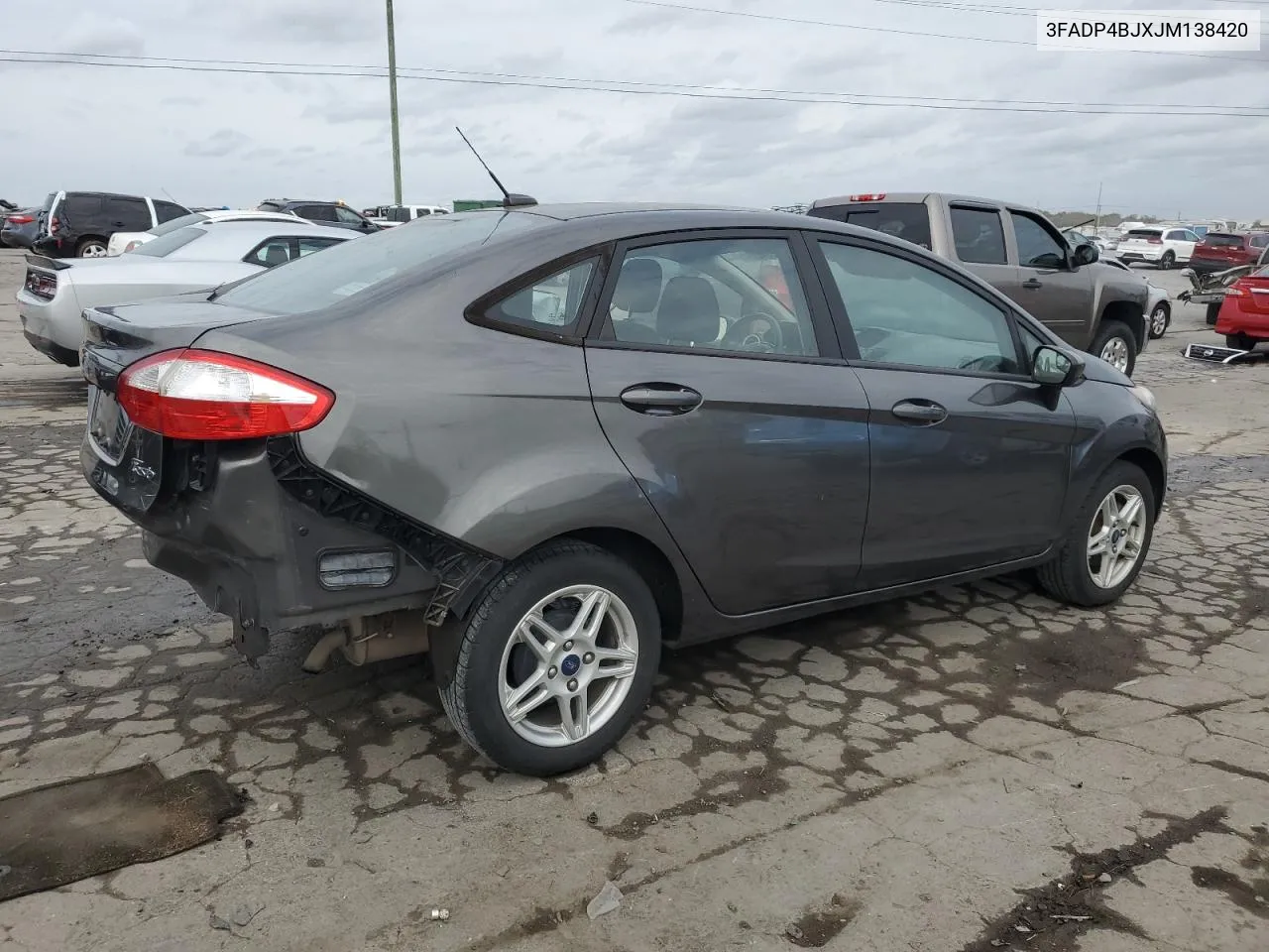 2018 Ford Fiesta Se VIN: 3FADP4BJXJM138420 Lot: 78264064