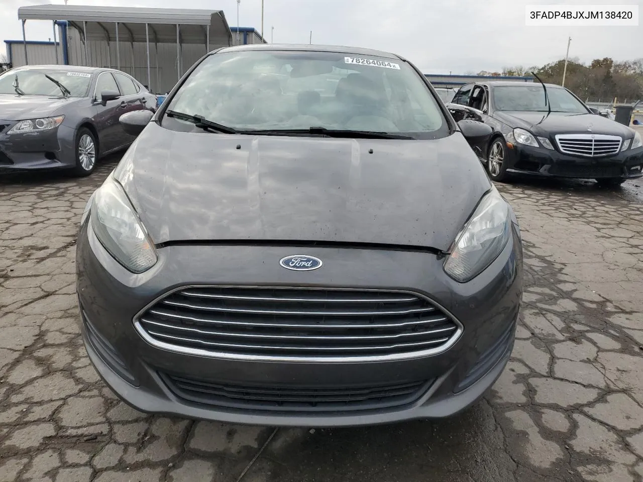 2018 Ford Fiesta Se VIN: 3FADP4BJXJM138420 Lot: 78264064