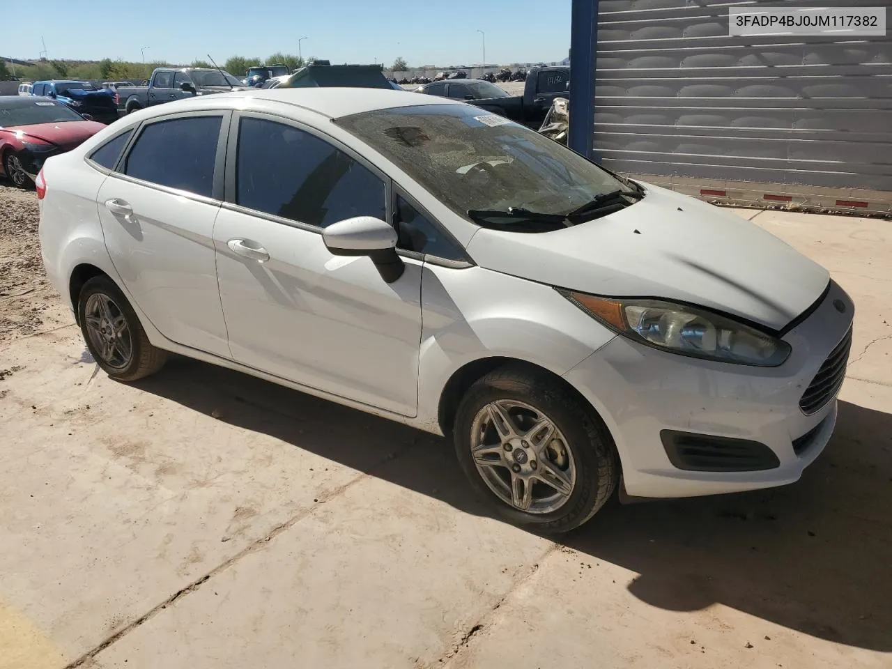 2018 Ford Fiesta Se VIN: 3FADP4BJ0JM117382 Lot: 80081684