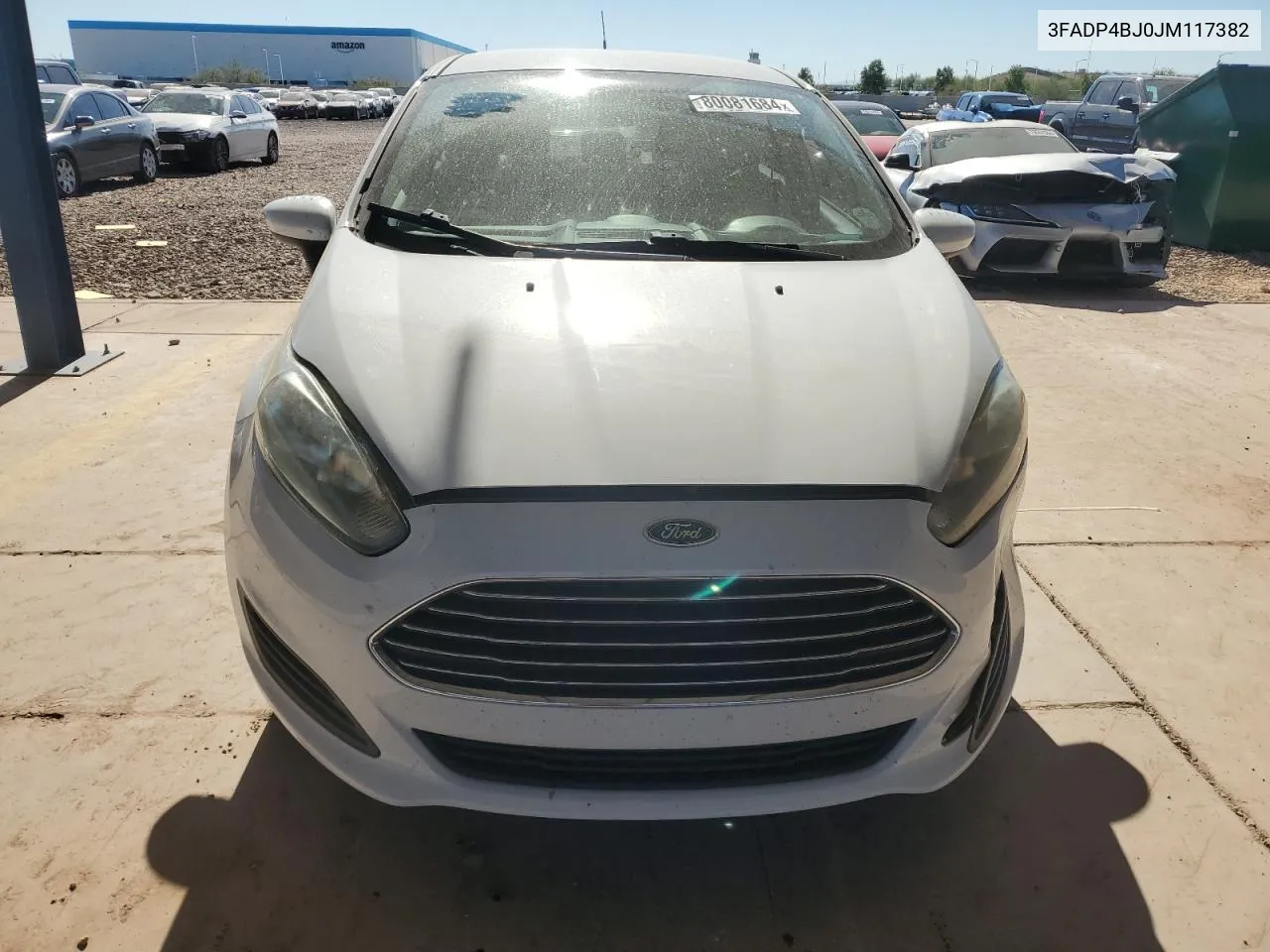 2018 Ford Fiesta Se VIN: 3FADP4BJ0JM117382 Lot: 80081684