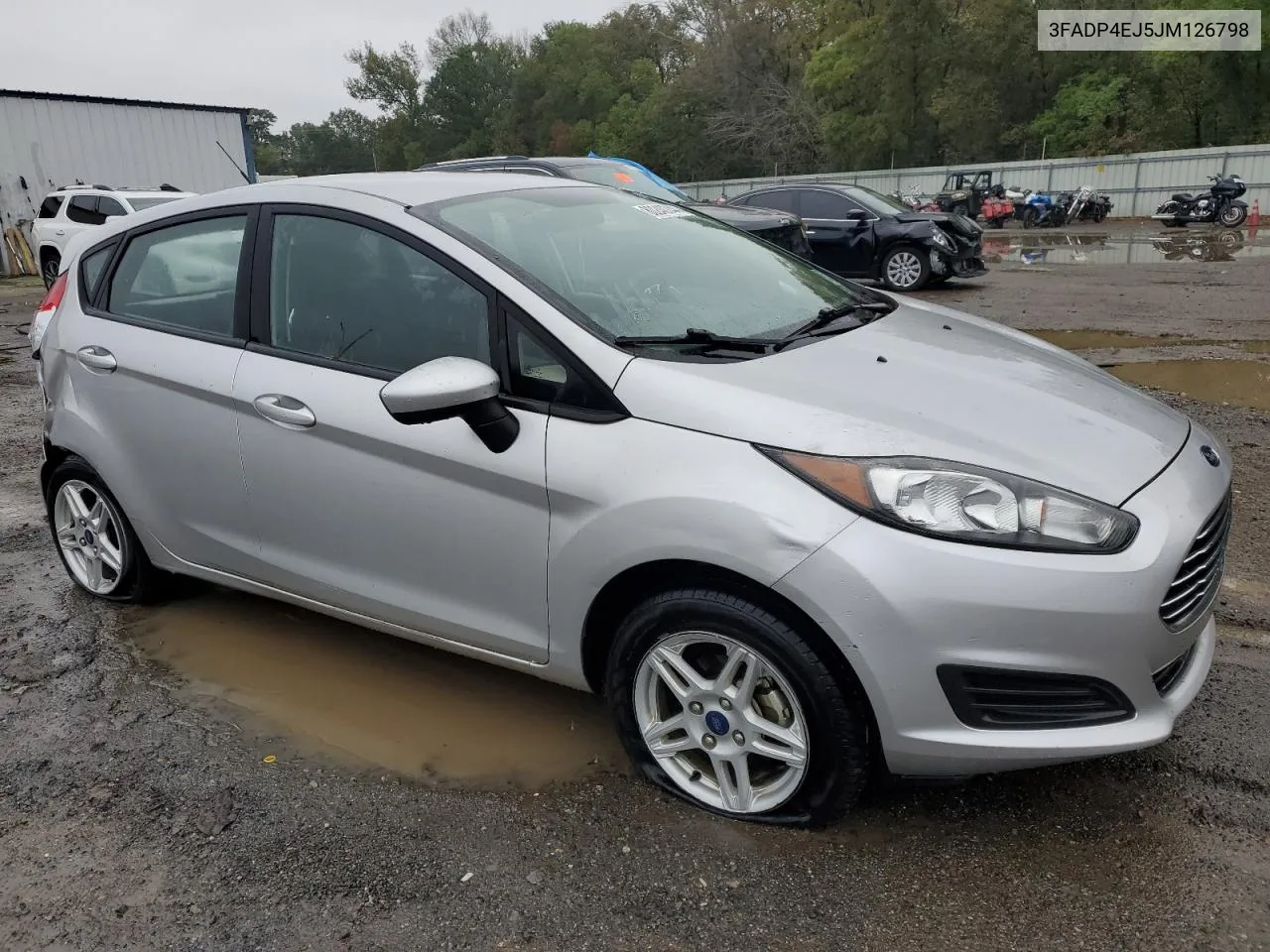 2018 Ford Fiesta Se VIN: 3FADP4EJ5JM126798 Lot: 80240744