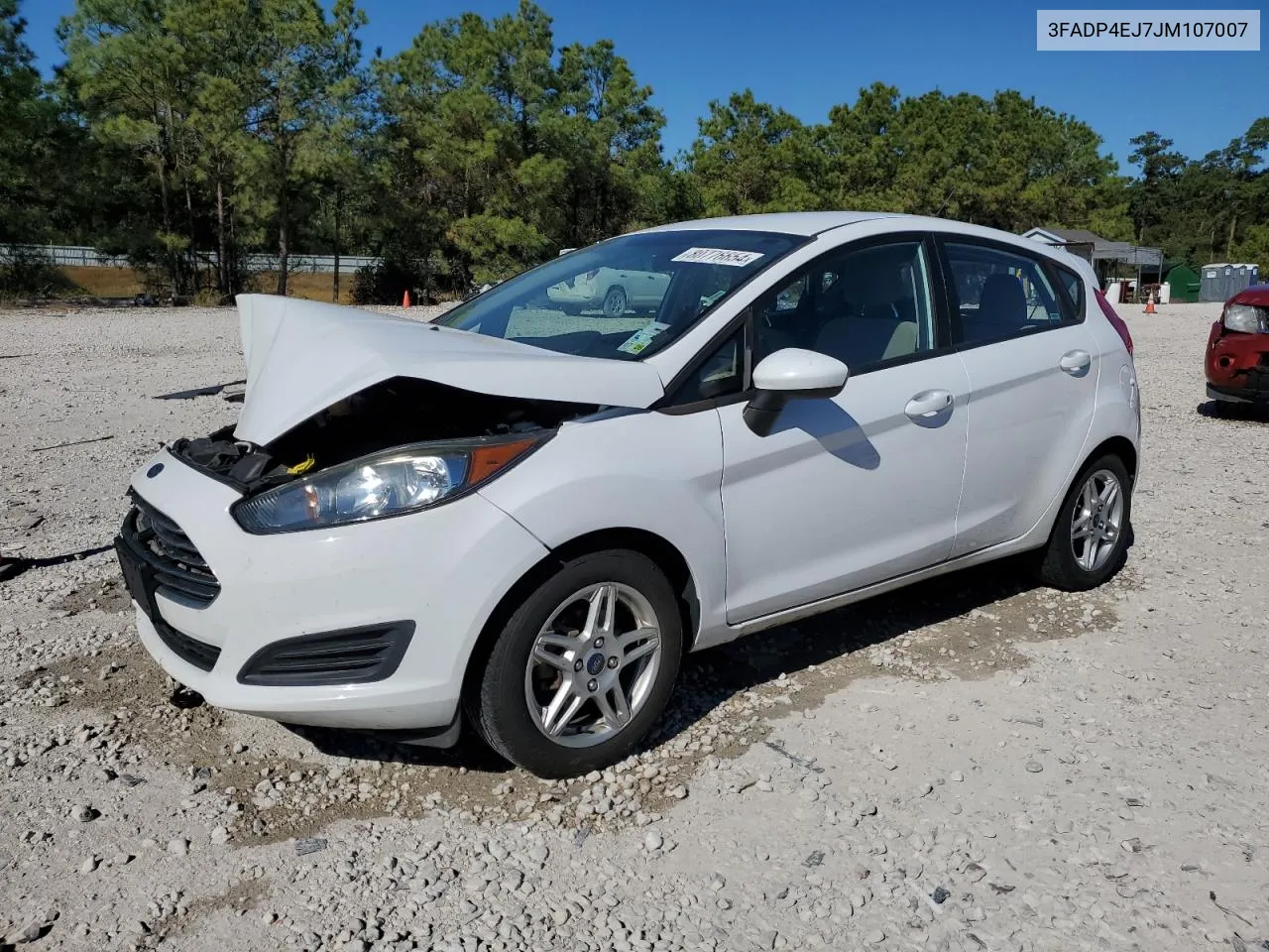 2018 Ford Fiesta Se VIN: 3FADP4EJ7JM107007 Lot: 80776654