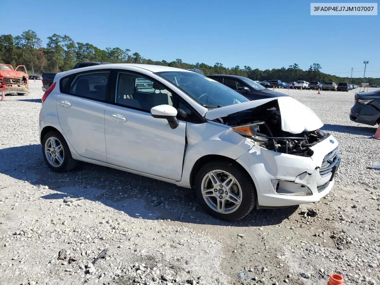 2018 Ford Fiesta Se VIN: 3FADP4EJ7JM107007 Lot: 80776654