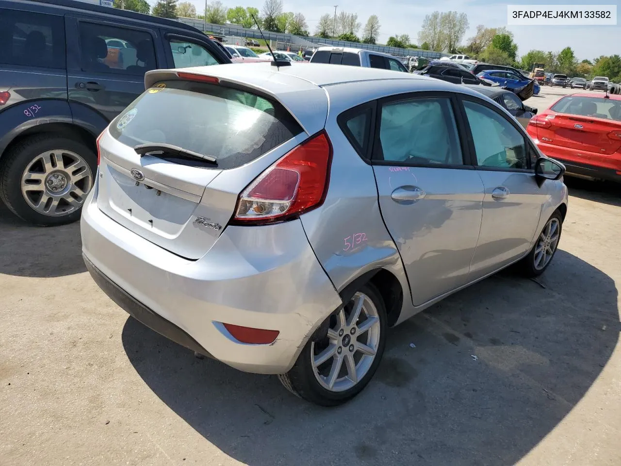 2019 Ford Fiesta Se VIN: 3FADP4EJ4KM133582 Lot: 50813634