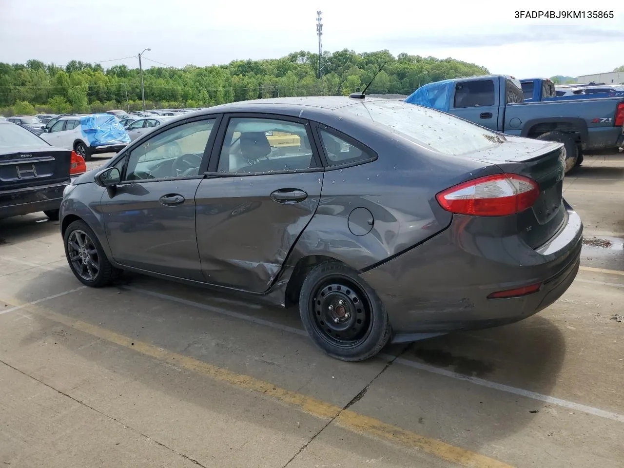 2019 Ford Fiesta Se VIN: 3FADP4BJ9KM135865 Lot: 52359824