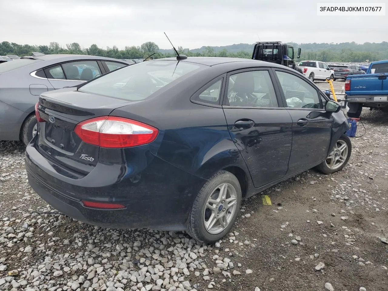 2019 Ford Fiesta Se VIN: 3FADP4BJ0KM107677 Lot: 52969694