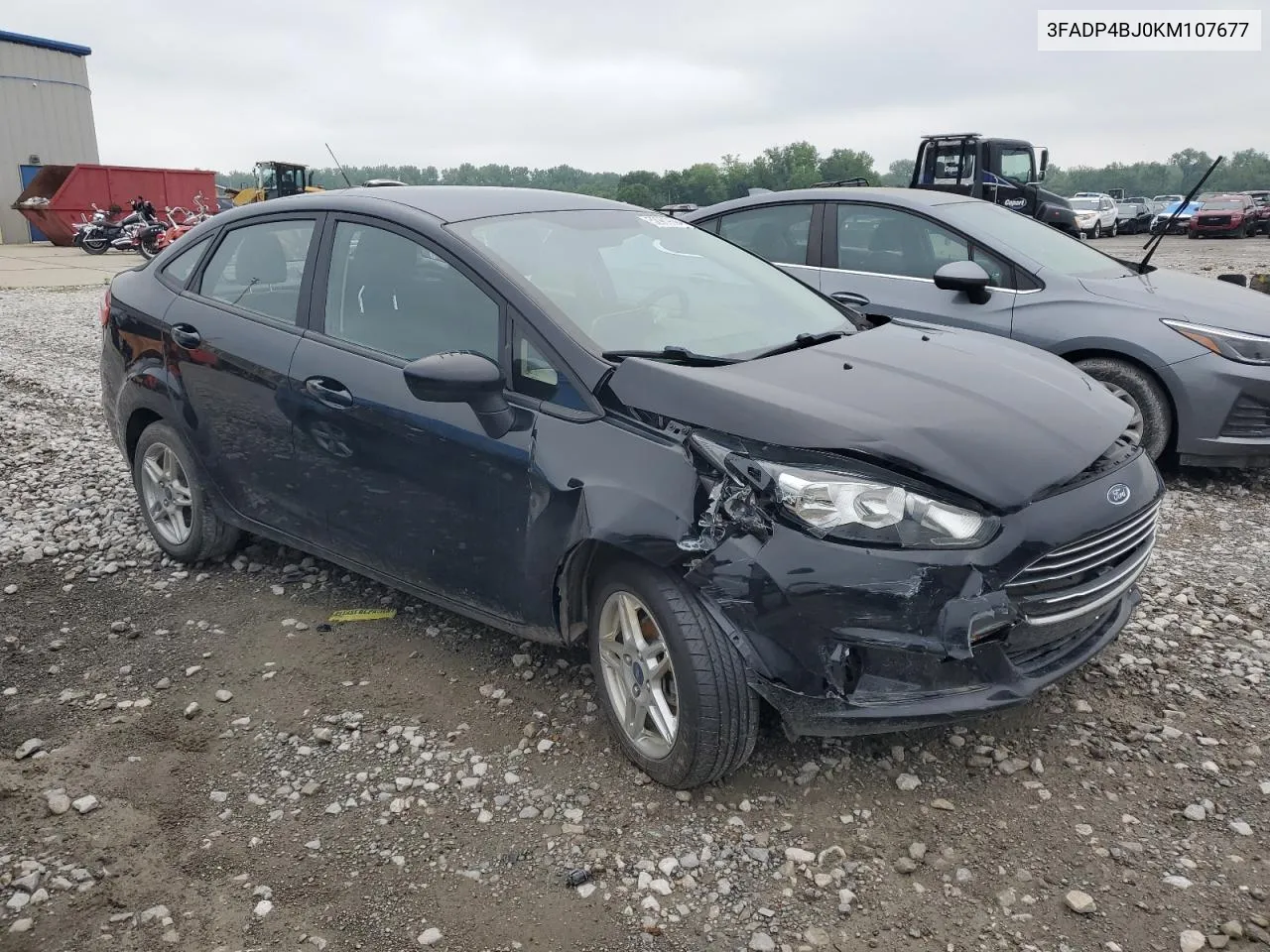 2019 Ford Fiesta Se VIN: 3FADP4BJ0KM107677 Lot: 52969694