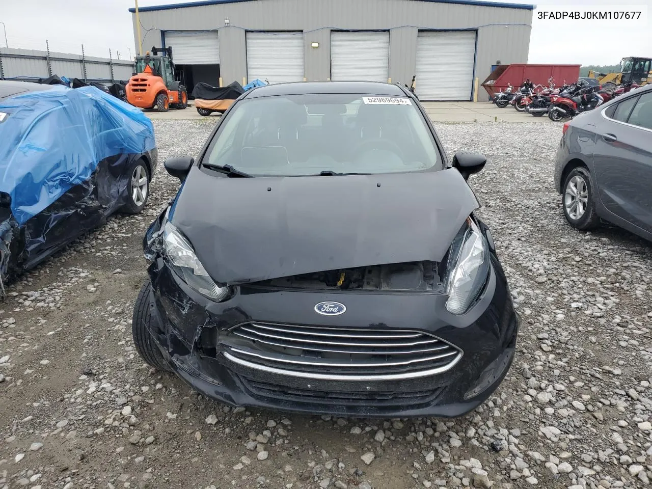 2019 Ford Fiesta Se VIN: 3FADP4BJ0KM107677 Lot: 52969694