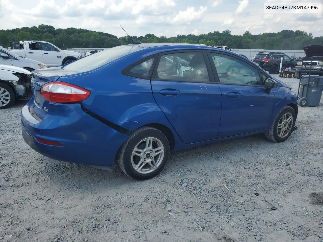 2019 Ford Fiesta Se VIN: 3FADP4BJ7KM147996 Lot: 55272854