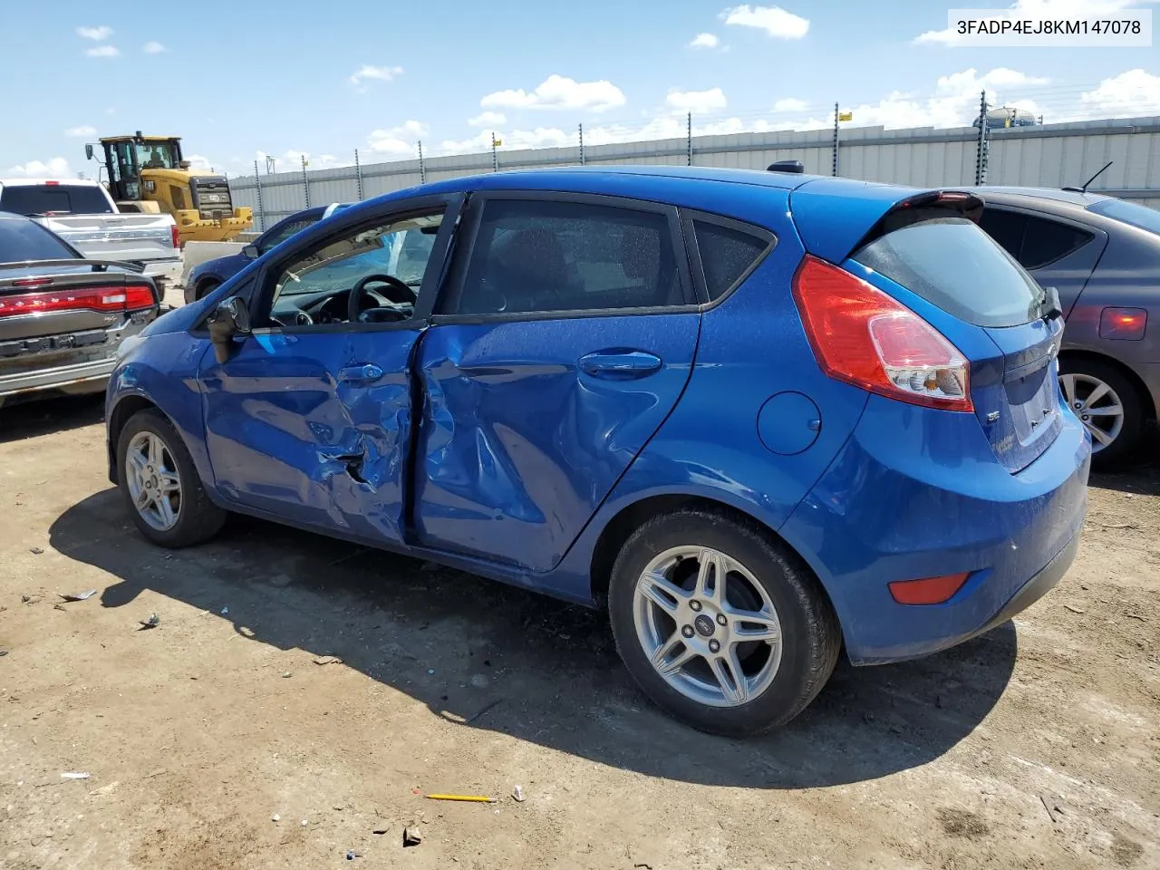 2019 Ford Fiesta Se VIN: 3FADP4EJ8KM147078 Lot: 55407244