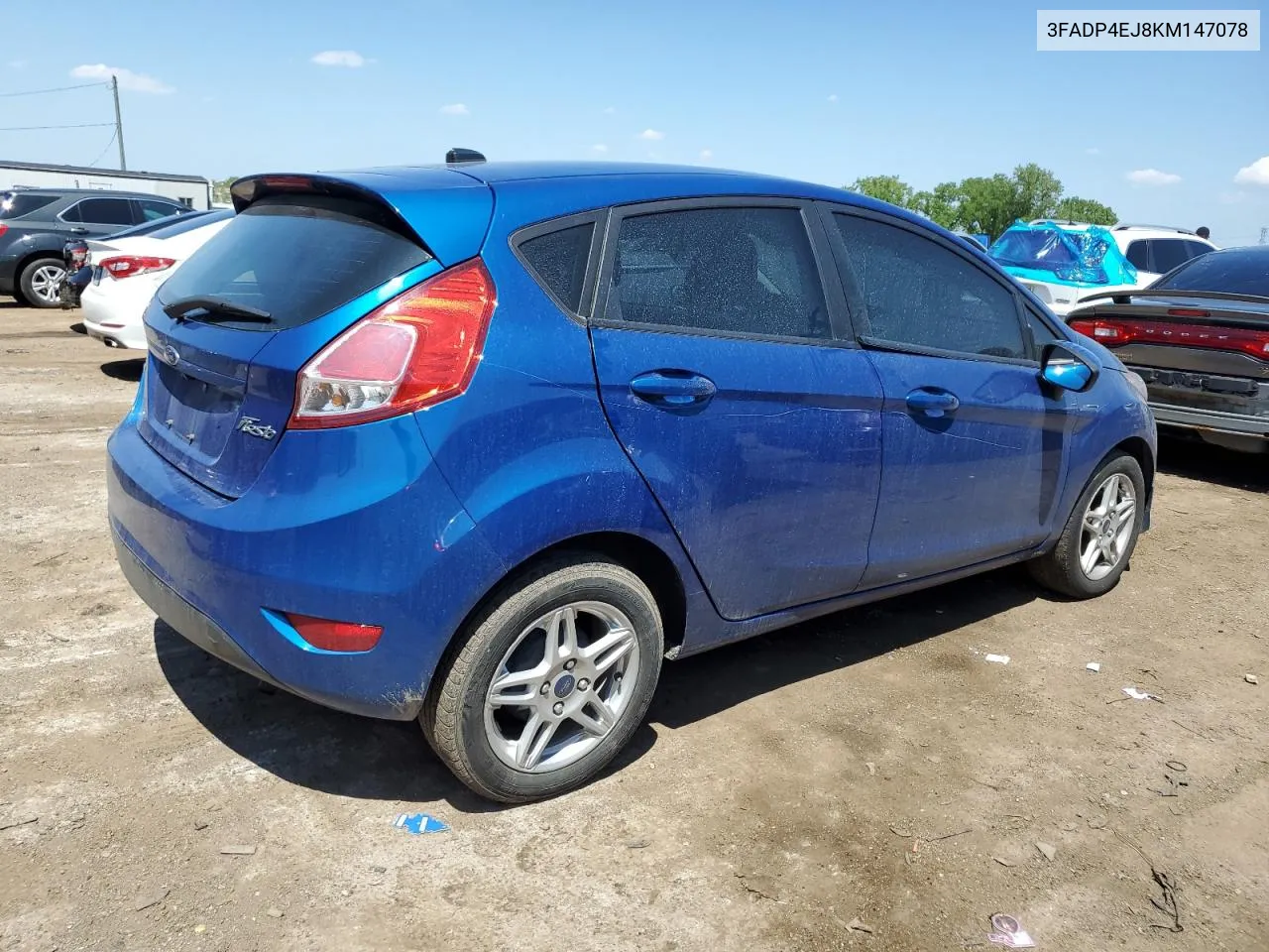 2019 Ford Fiesta Se VIN: 3FADP4EJ8KM147078 Lot: 55407244