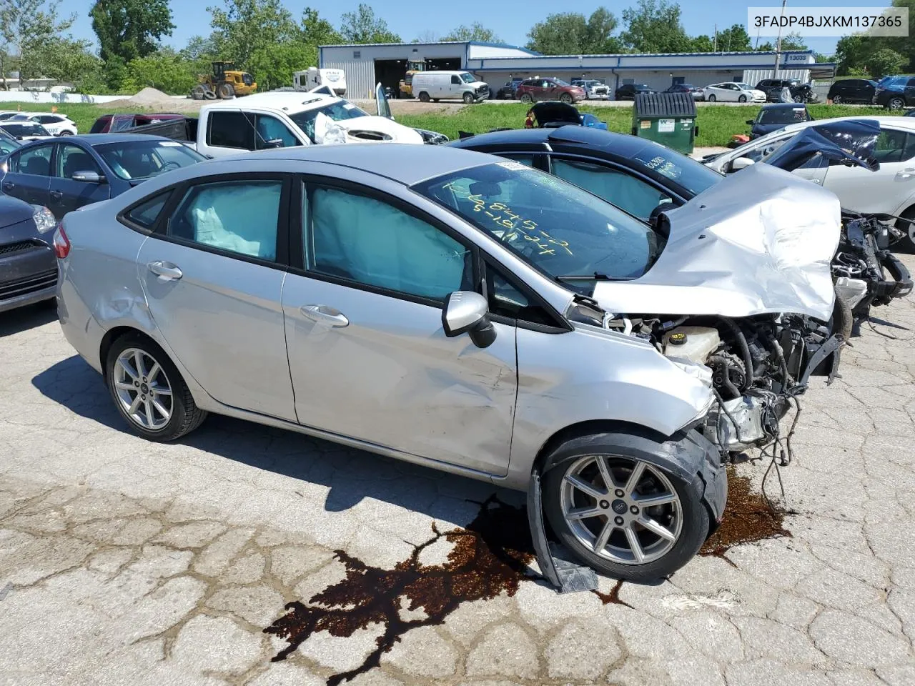 2019 Ford Fiesta Se VIN: 3FADP4BJXKM137365 Lot: 56580964