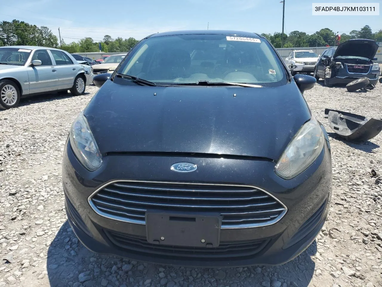 2019 Ford Fiesta Se VIN: 3FADP4BJ7KM103111 Lot: 57266444