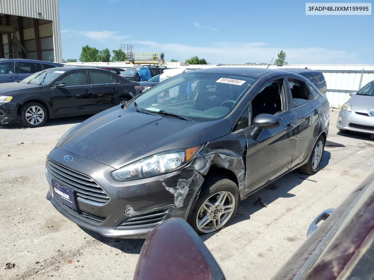 2019 Ford Fiesta Se VIN: 3FADP4BJXKM159995 Lot: 59169054