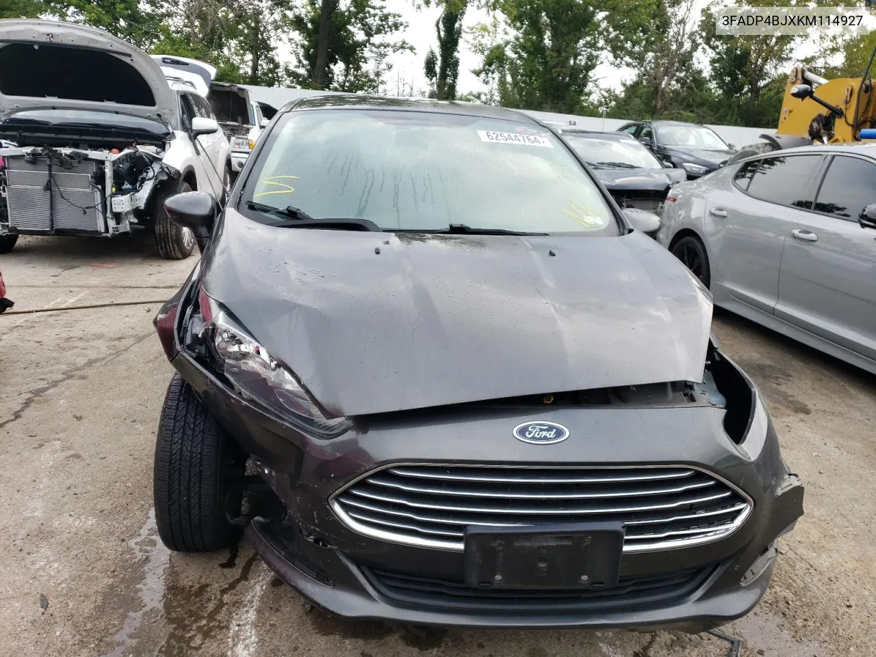 3FADP4BJXKM114927 2019 Ford Fiesta Se