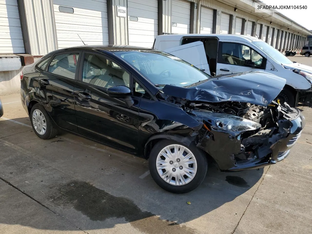 2019 Ford Fiesta S VIN: 3FADP4AJ0KM104540 Lot: 63024644