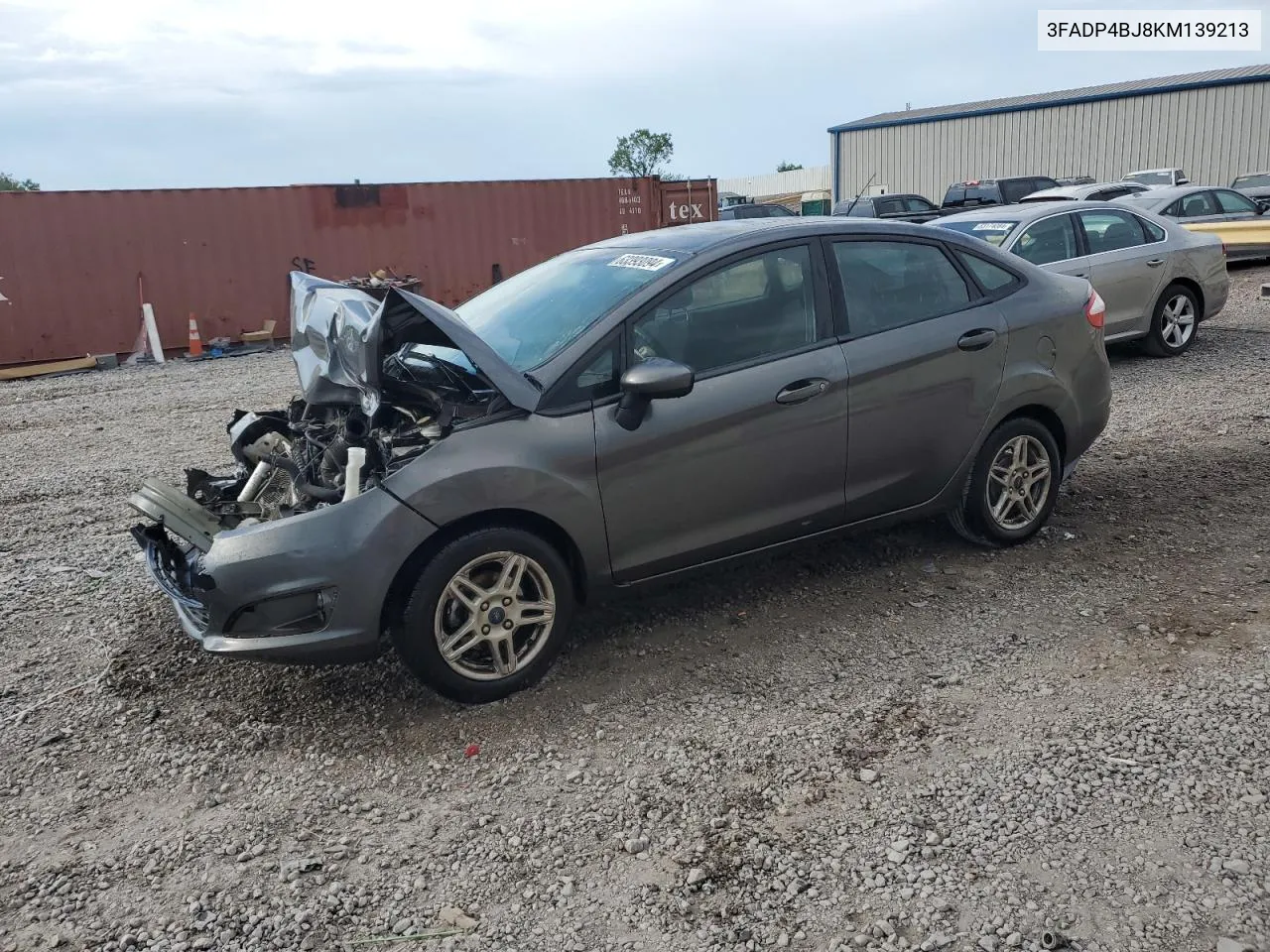 2019 Ford Fiesta Se VIN: 3FADP4BJ8KM139213 Lot: 63393094