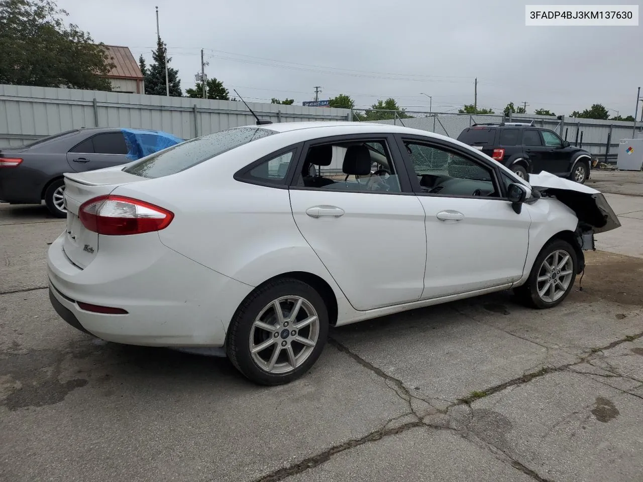 2019 Ford Fiesta Se VIN: 3FADP4BJ3KM137630 Lot: 64945664