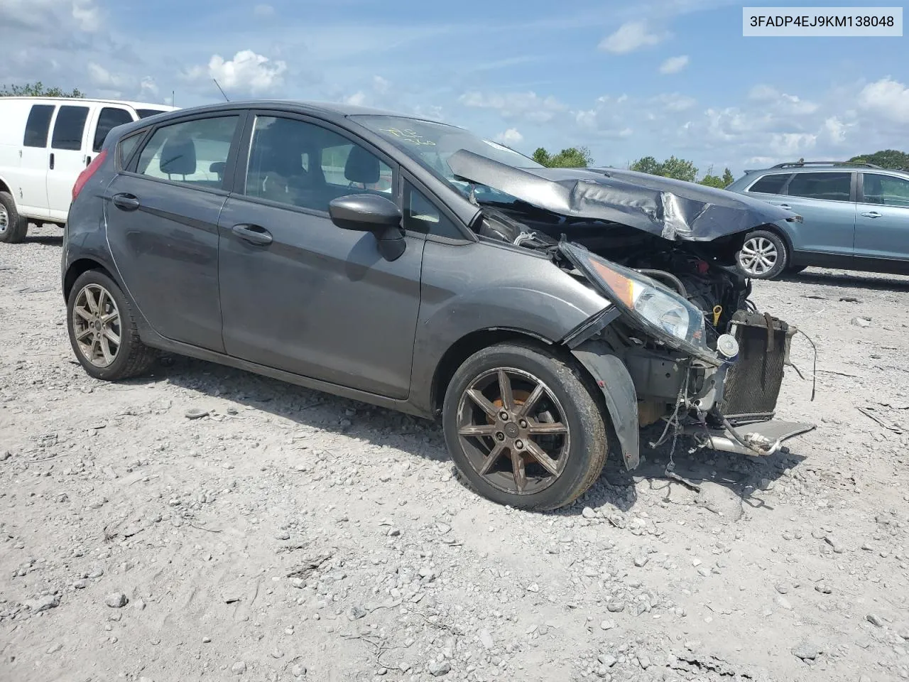 2019 Ford Fiesta Se VIN: 3FADP4EJ9KM138048 Lot: 65590554