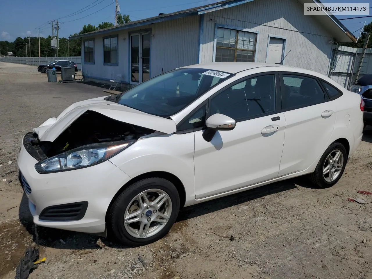 2019 Ford Fiesta Se VIN: 3FADP4BJ7KM114173 Lot: 66096584