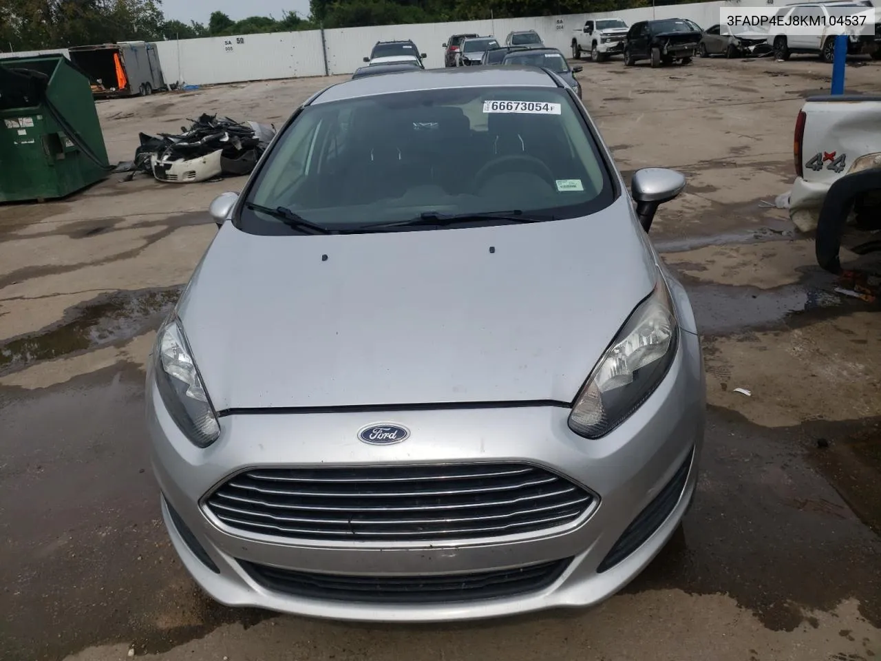 2019 Ford Fiesta Se VIN: 3FADP4EJ8KM104537 Lot: 66673054