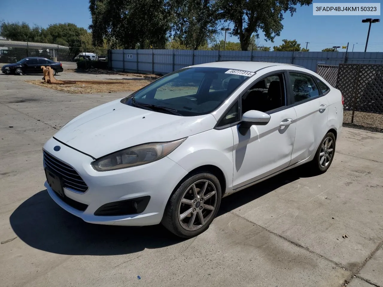 2019 Ford Fiesta Se VIN: 3FADP4BJ4KM150323 Lot: 66777314