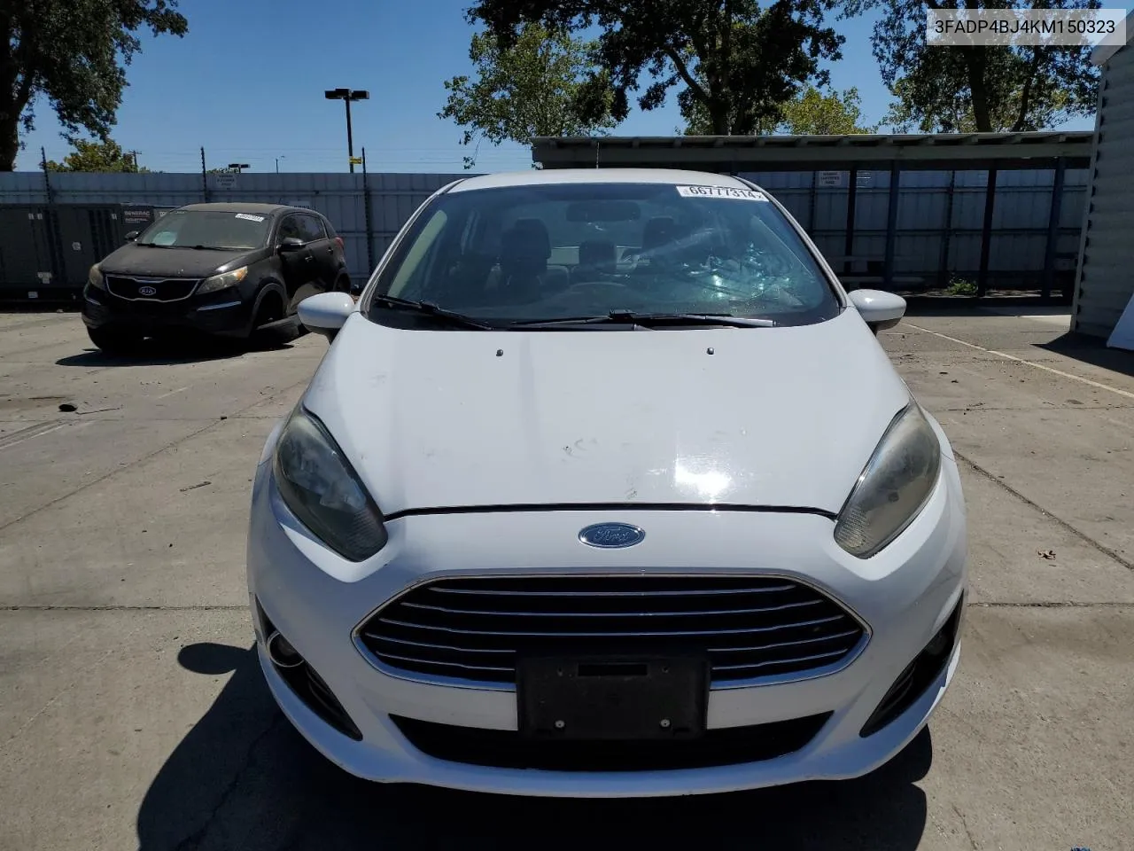 2019 Ford Fiesta Se VIN: 3FADP4BJ4KM150323 Lot: 66777314