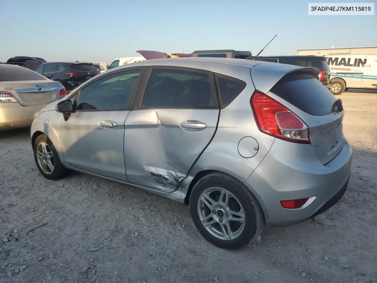 2019 Ford Fiesta Se VIN: 3FADP4EJ7KM115819 Lot: 67211304