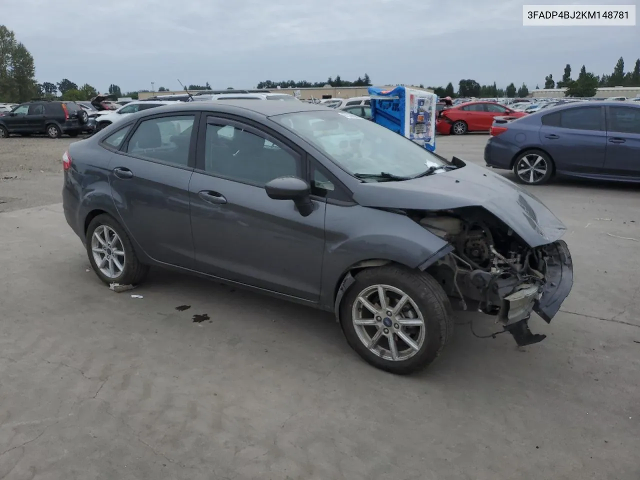 2019 Ford Fiesta Se VIN: 3FADP4BJ2KM148781 Lot: 67336964