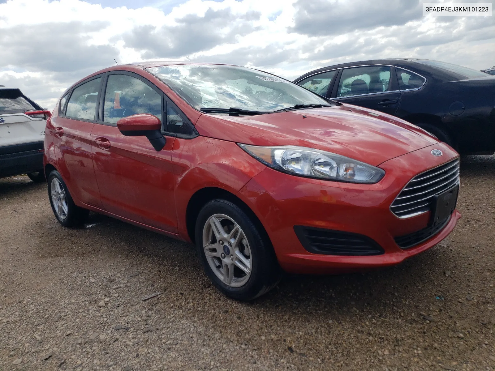 2019 Ford Fiesta Se VIN: 3FADP4EJ3KM101223 Lot: 67788164