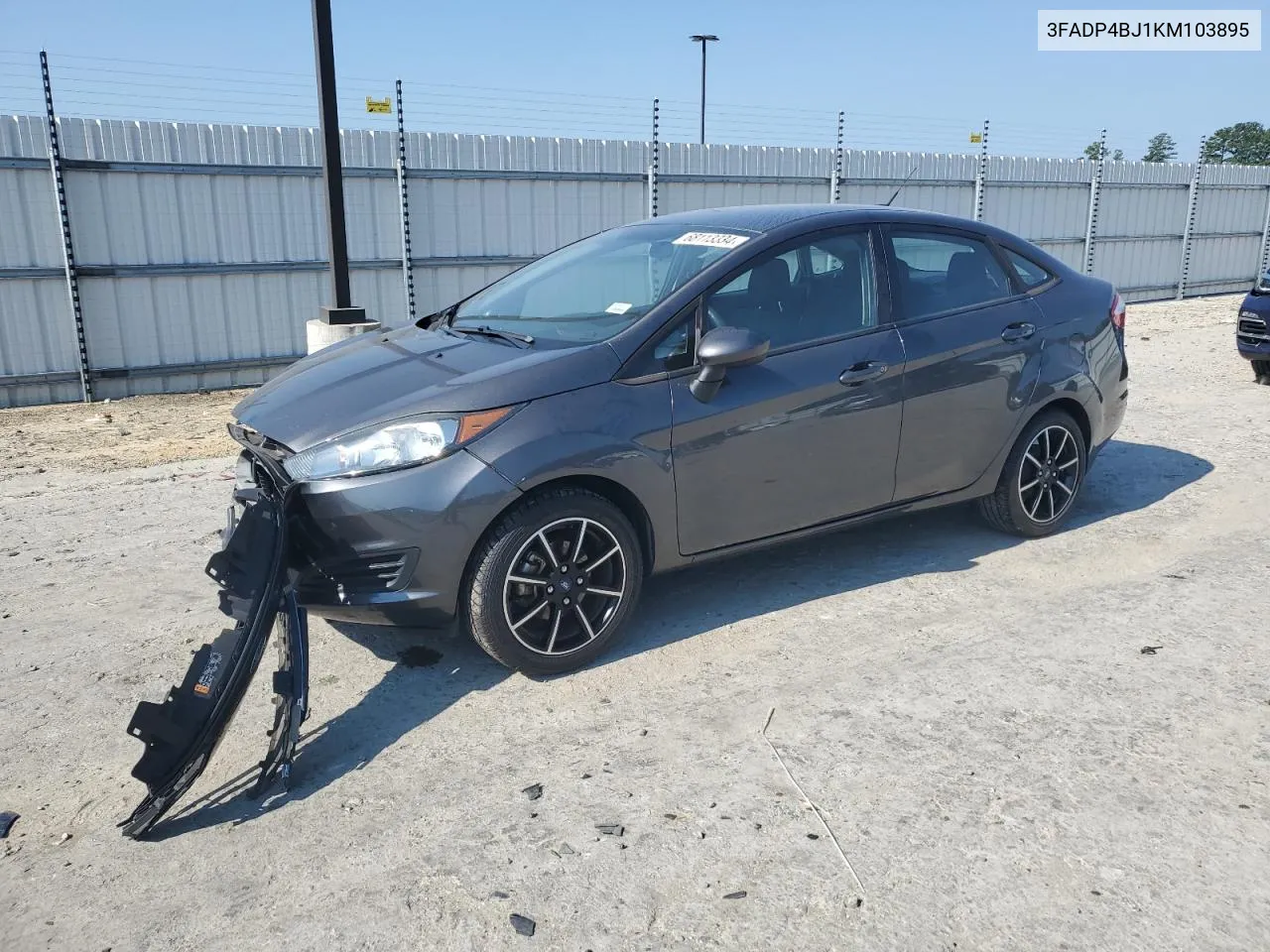 2019 Ford Fiesta Se VIN: 3FADP4BJ1KM103895 Lot: 68113334