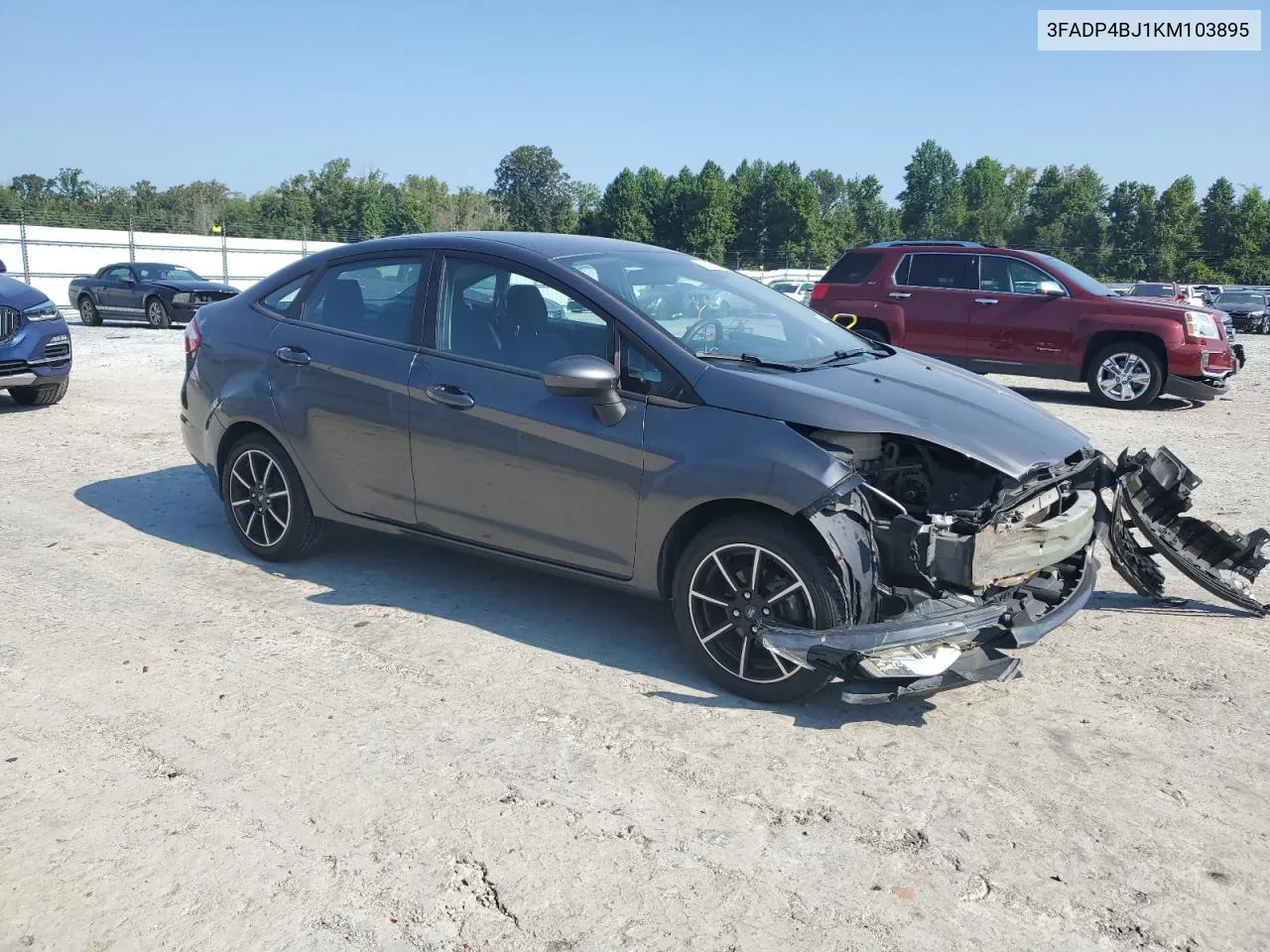 2019 Ford Fiesta Se VIN: 3FADP4BJ1KM103895 Lot: 68113334