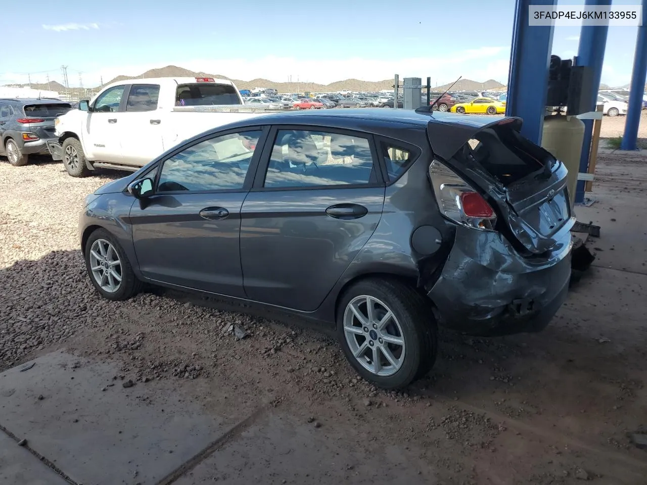 2019 Ford Fiesta Se VIN: 3FADP4EJ6KM133955 Lot: 68387634