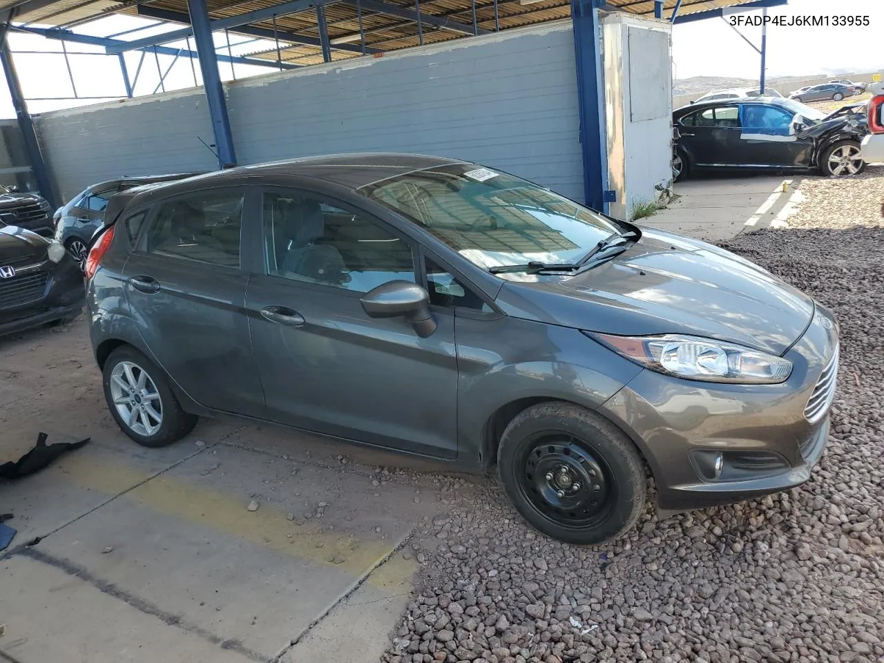 2019 Ford Fiesta Se VIN: 3FADP4EJ6KM133955 Lot: 68387634