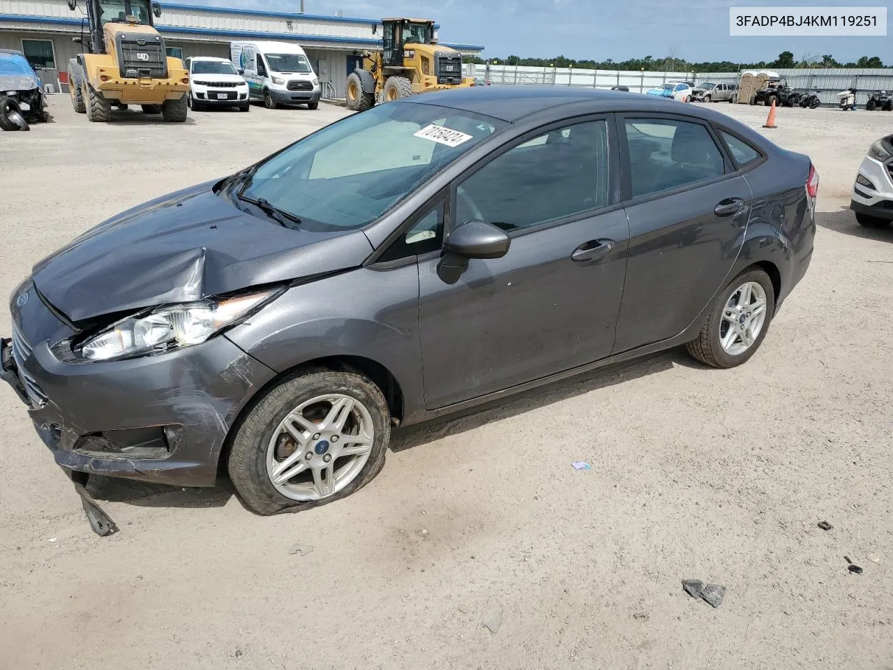 2019 Ford Fiesta Se VIN: 3FADP4BJ4KM119251 Lot: 70150424