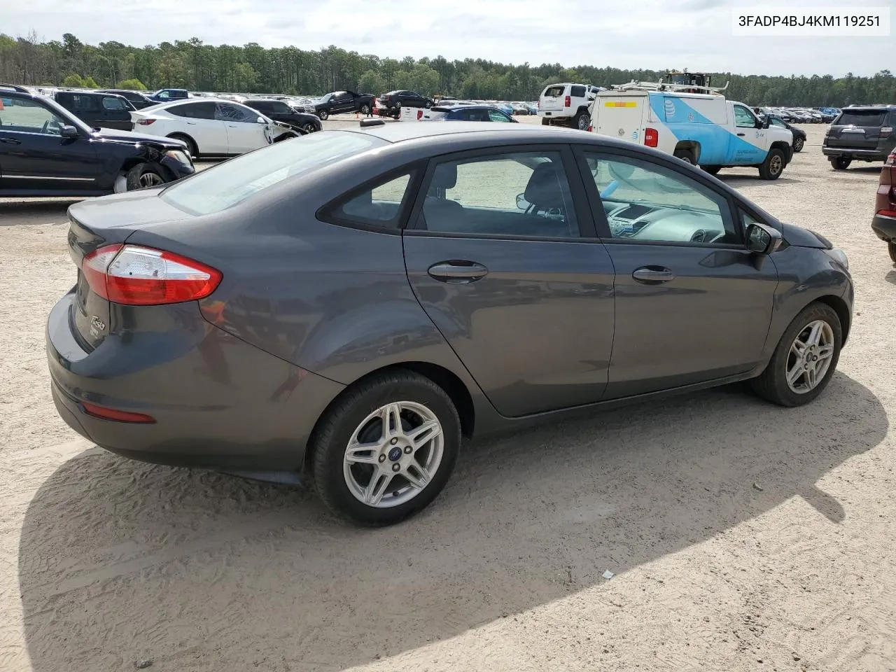 2019 Ford Fiesta Se VIN: 3FADP4BJ4KM119251 Lot: 70150424