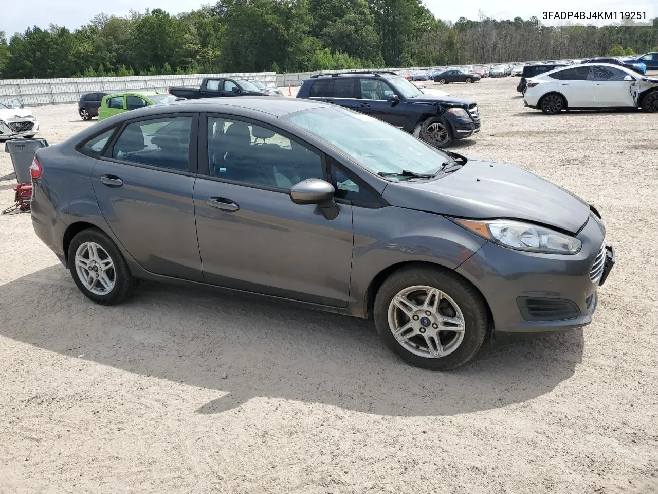 2019 Ford Fiesta Se VIN: 3FADP4BJ4KM119251 Lot: 70150424