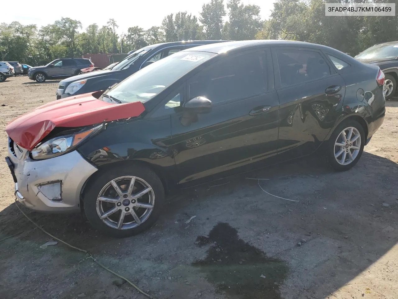 2019 Ford Fiesta Se VIN: 3FADP4BJ7KM106459 Lot: 70287264