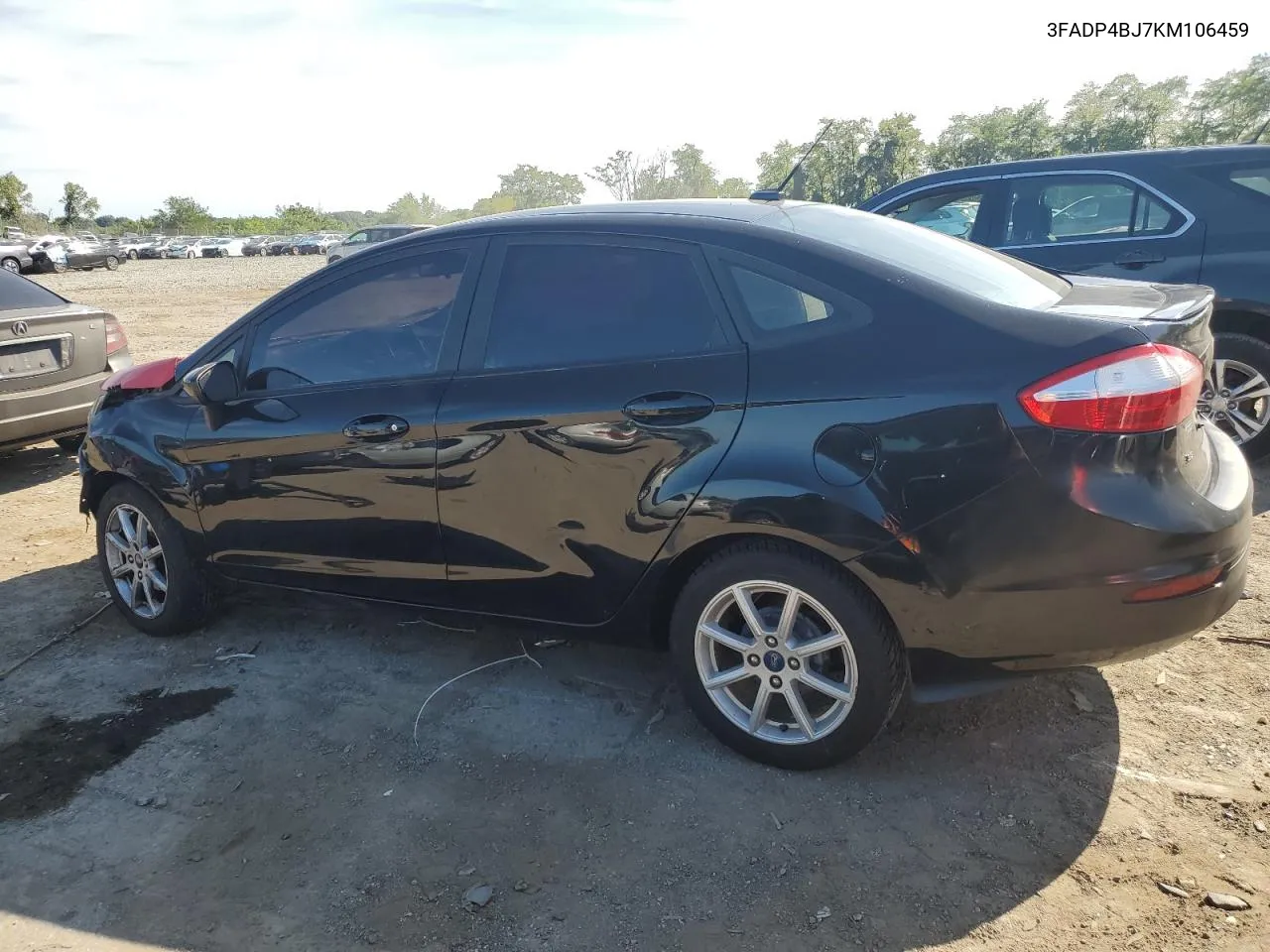 2019 Ford Fiesta Se VIN: 3FADP4BJ7KM106459 Lot: 70287264