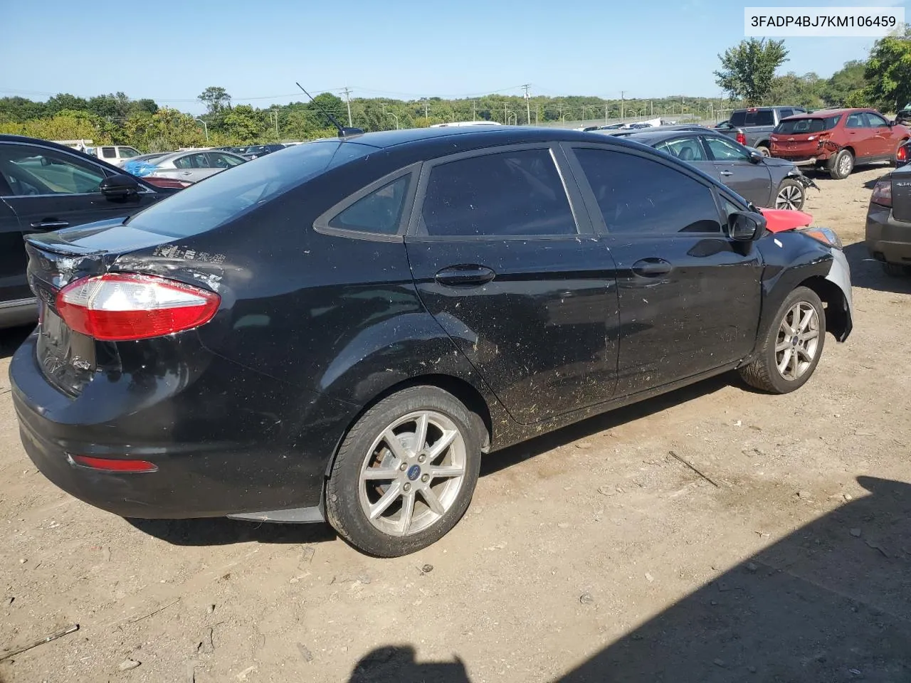 2019 Ford Fiesta Se VIN: 3FADP4BJ7KM106459 Lot: 70287264