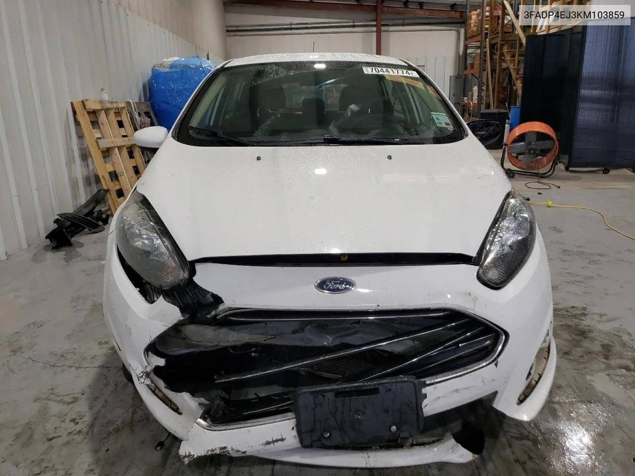 2019 Ford Fiesta Se VIN: 3FADP4EJ3KM103859 Lot: 70441774