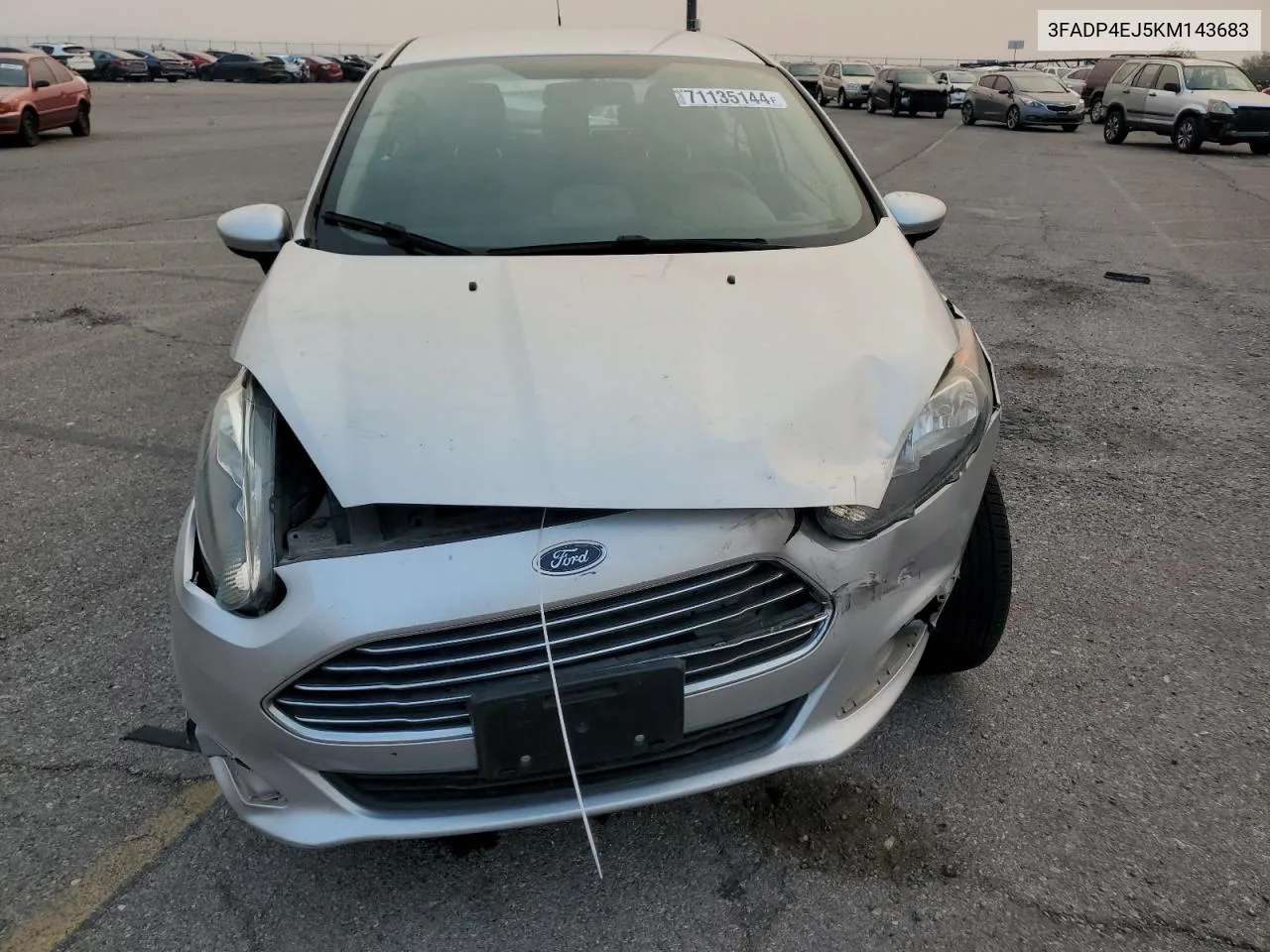 2019 Ford Fiesta Se VIN: 3FADP4EJ5KM143683 Lot: 71135144