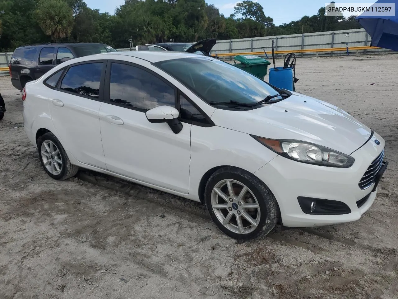 2019 Ford Fiesta Se VIN: 3FADP4BJ5KM112597 Lot: 71637774